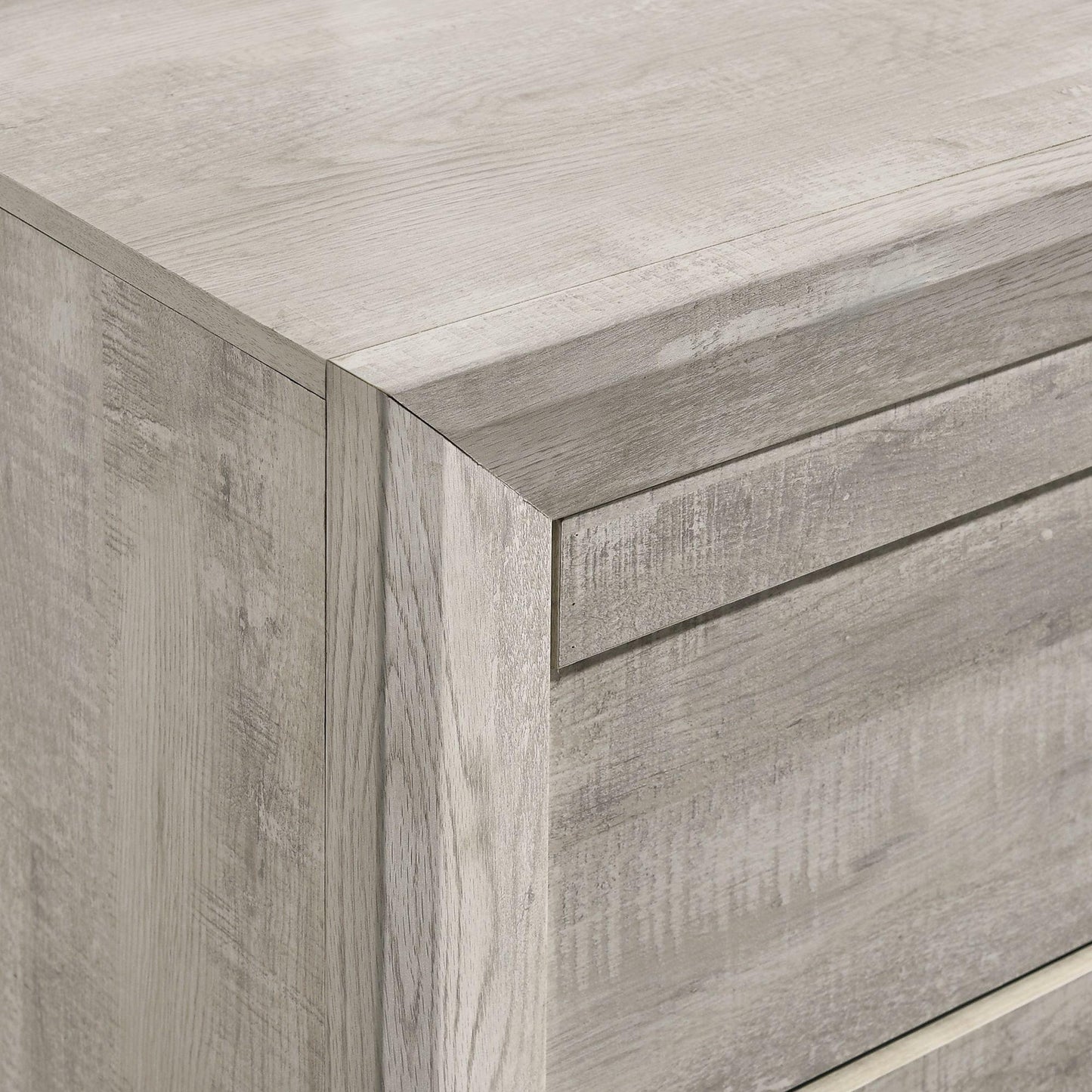 Elements International Ellen EL700DR Dresser - White - American Furniture of Slidell