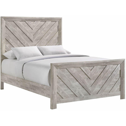 Elements International Ellen EL700FB Full Bed - White - American Furniture of Slidell