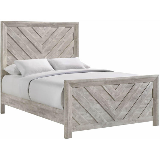 Elements International Ellen EL700FB Full Bed - White - American Furniture of Slidell