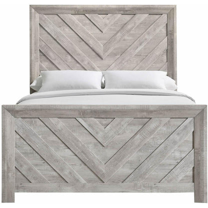 Elements International Ellen EL700FB Full Bed - White - American Furniture of Slidell