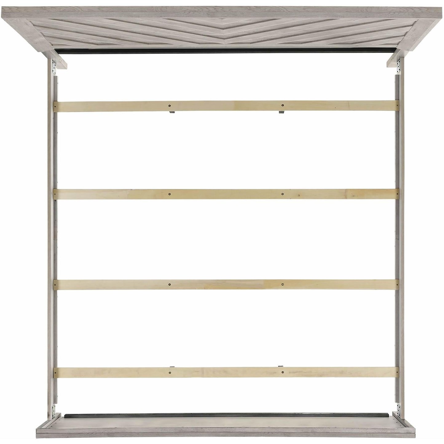 Elements International Ellen EL700KB King Bed - White - American Furniture of Slidell