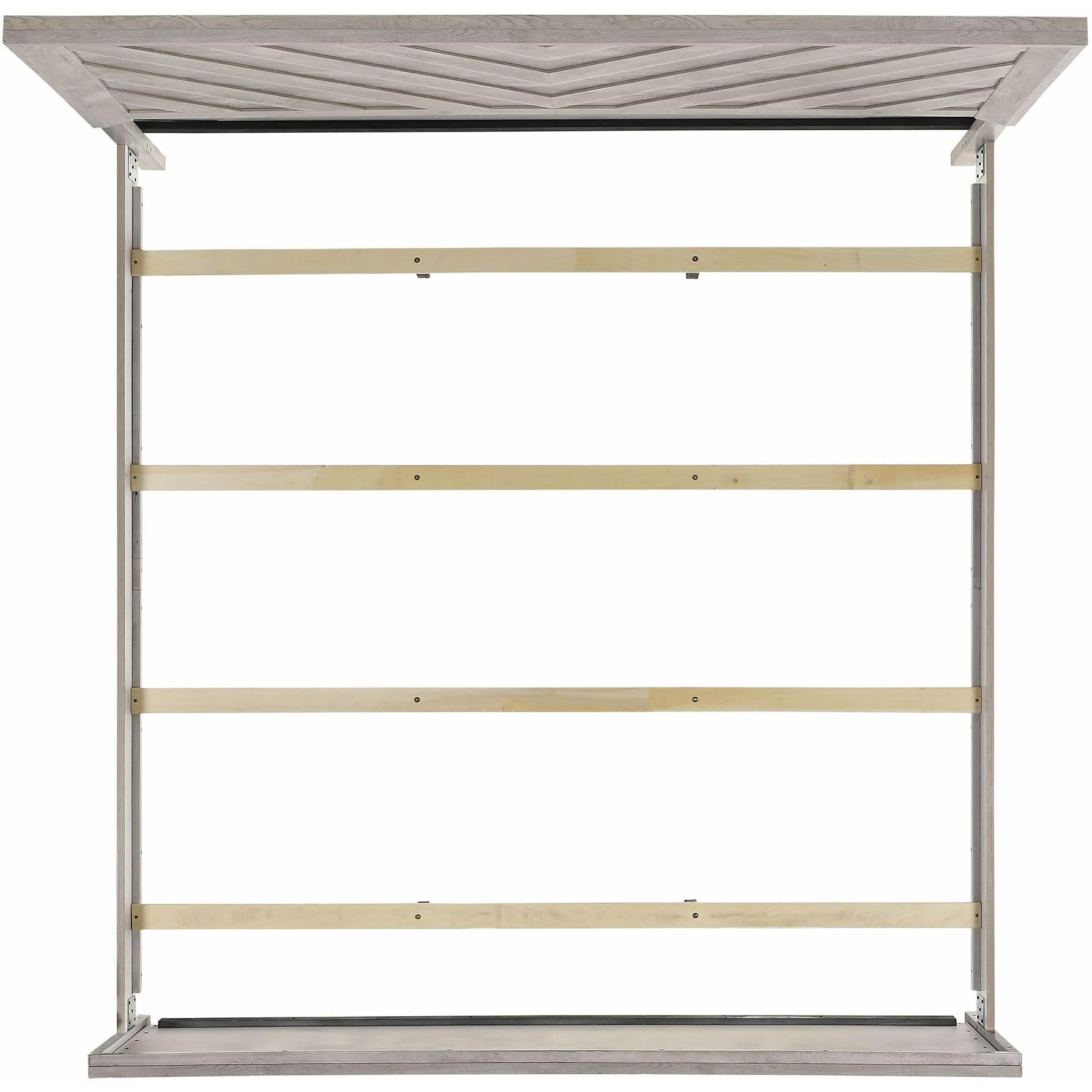 Elements International Ellen EL700KB King Bed - White - American Furniture of Slidell