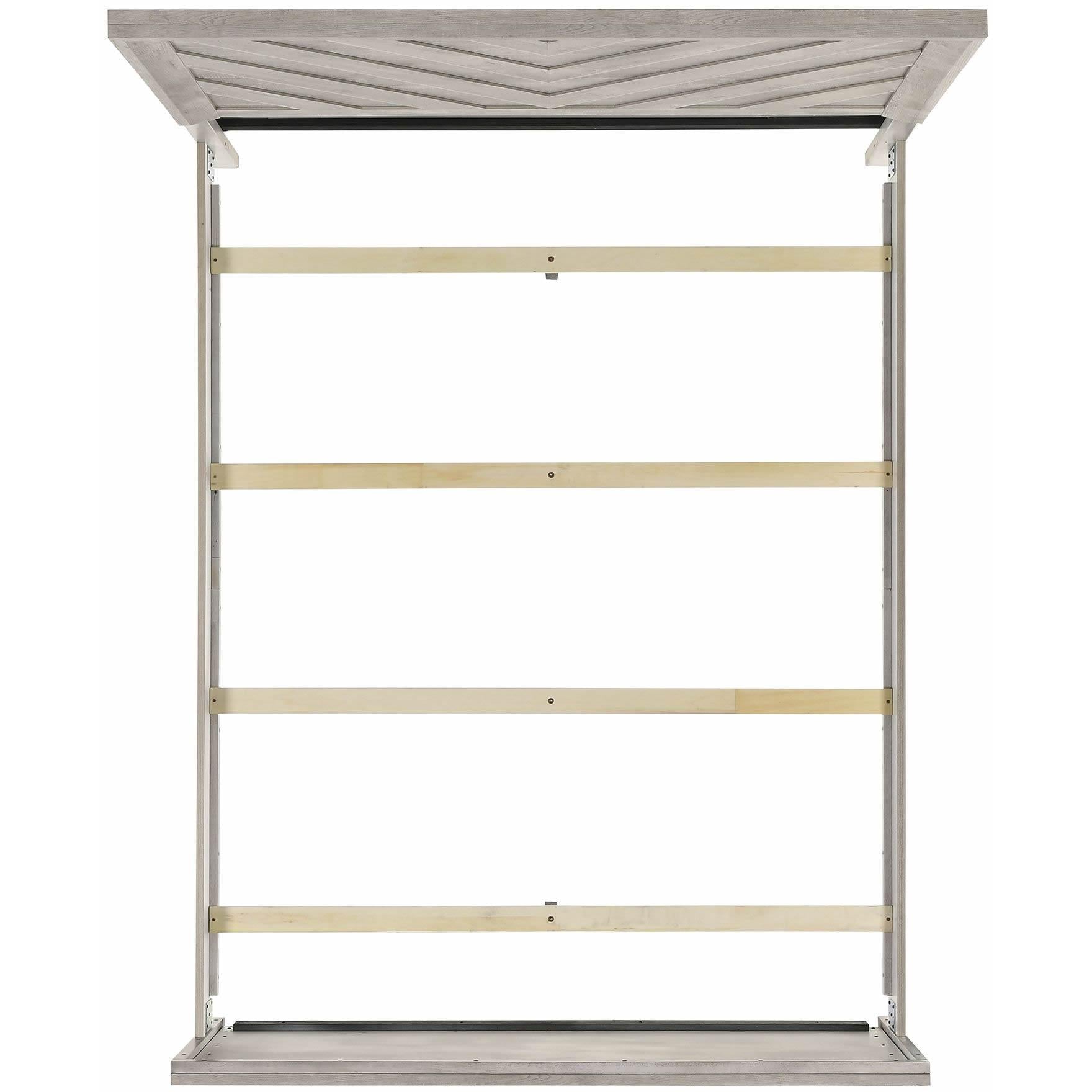 Elements International Ellen EL700QB Queen Bed - White - American Furniture of Slidell
