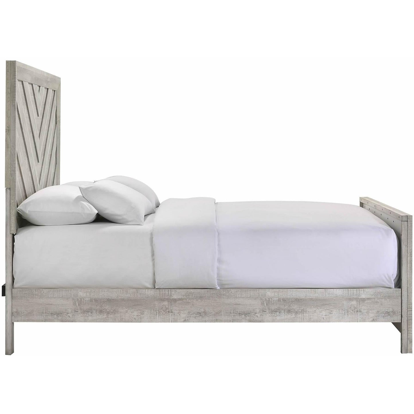 Elements International Ellen EL700QB Queen Bed - White - American Furniture of Slidell