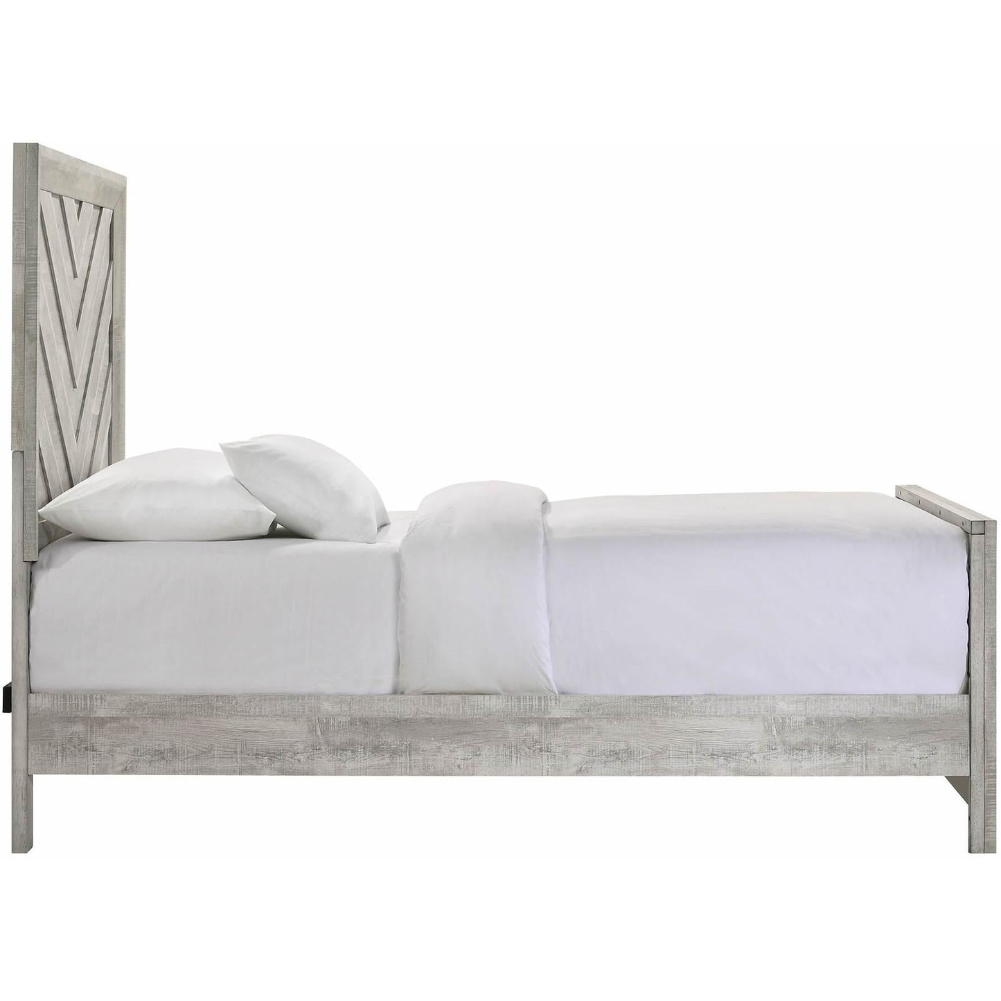 Elements International Ellen EL700TB Twin Bed - White - American Furniture of Slidell