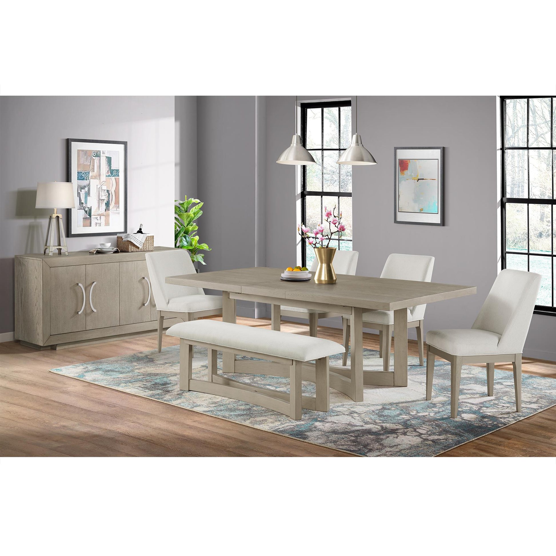 Elements International Elma D - 9990 - 7 - BN Dining Bench - American Furniture of Slidell