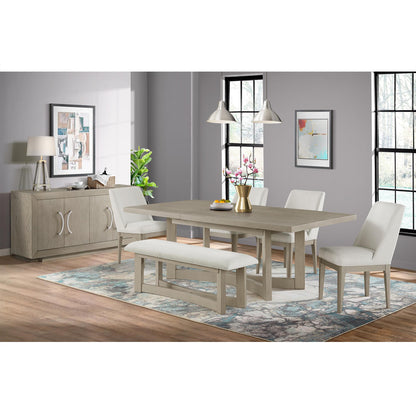 Elements International Elma D - 9990 - 7 - BN Dining Bench - American Furniture of Slidell