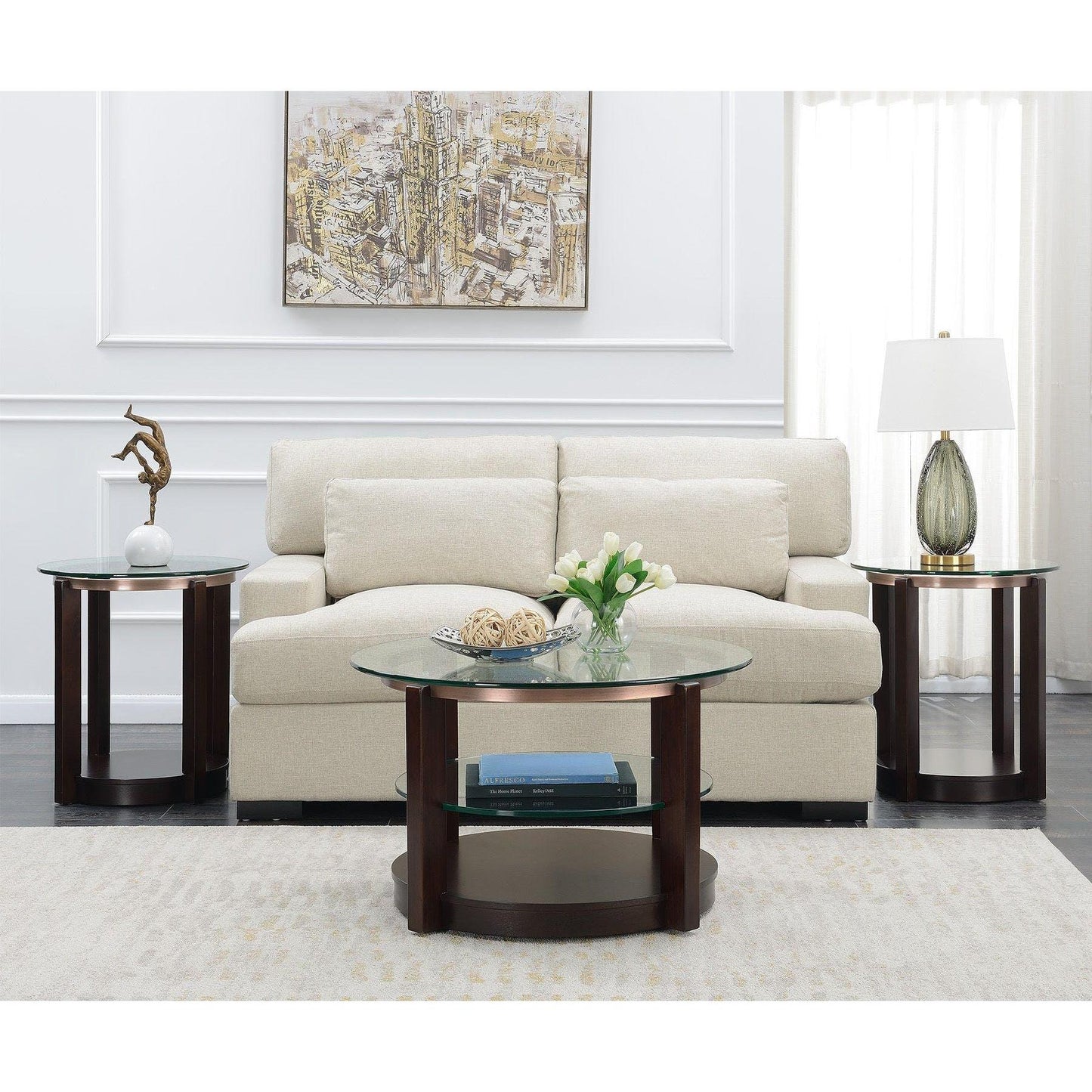 Elements International Elsa Coffee Table CEL100CTE - American Furniture of Slidell