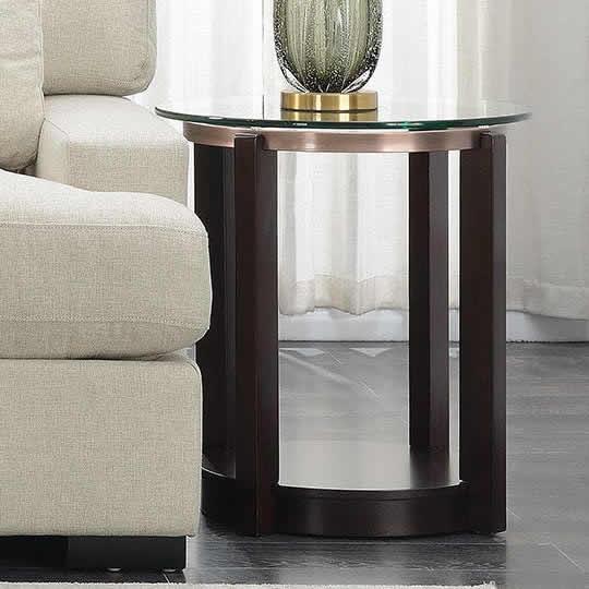 Elements International Elsa End Table CEL100ETE - American Furniture of Slidell