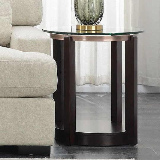 Elements International Elsa End Table CEL100ETE - American Furniture of Slidell