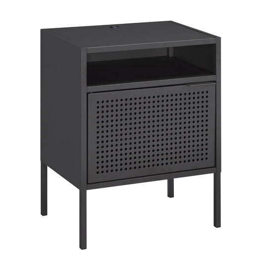 Elements International Ember CEB300NSE Nightstand - Gray - American Furniture of Slidell