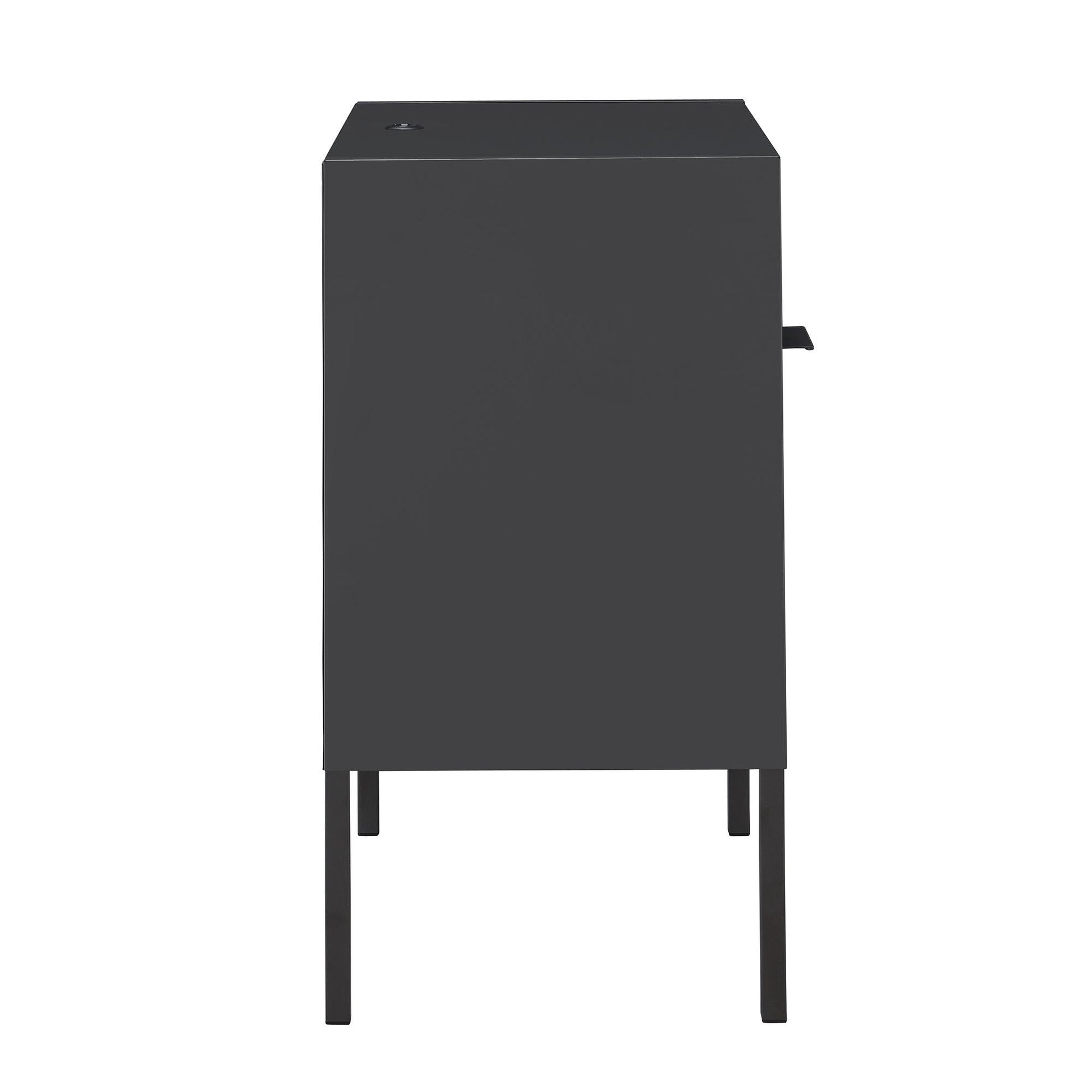 Elements International Ember CEB300NSE Nightstand - Gray - American Furniture of Slidell