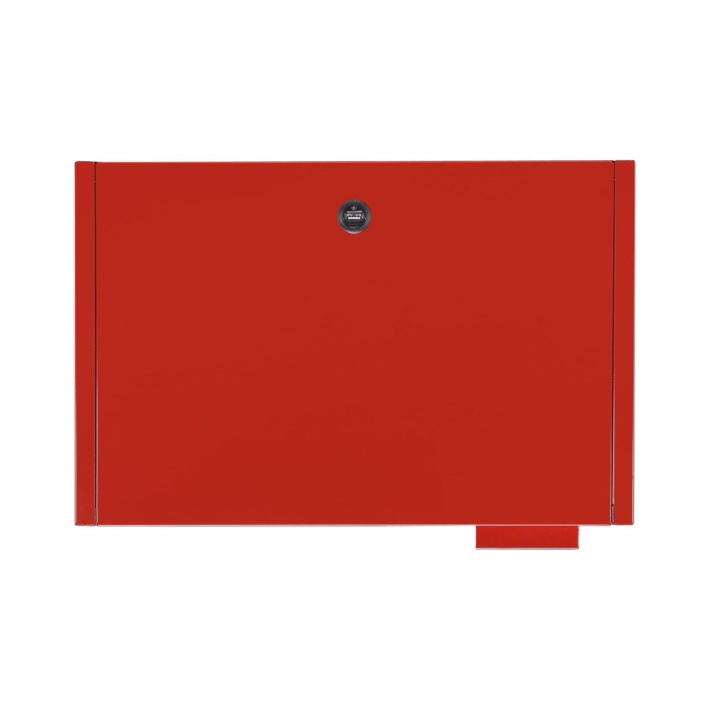 Elements International Ember CEB400NSE Nightstand - Red - American Furniture of Slidell