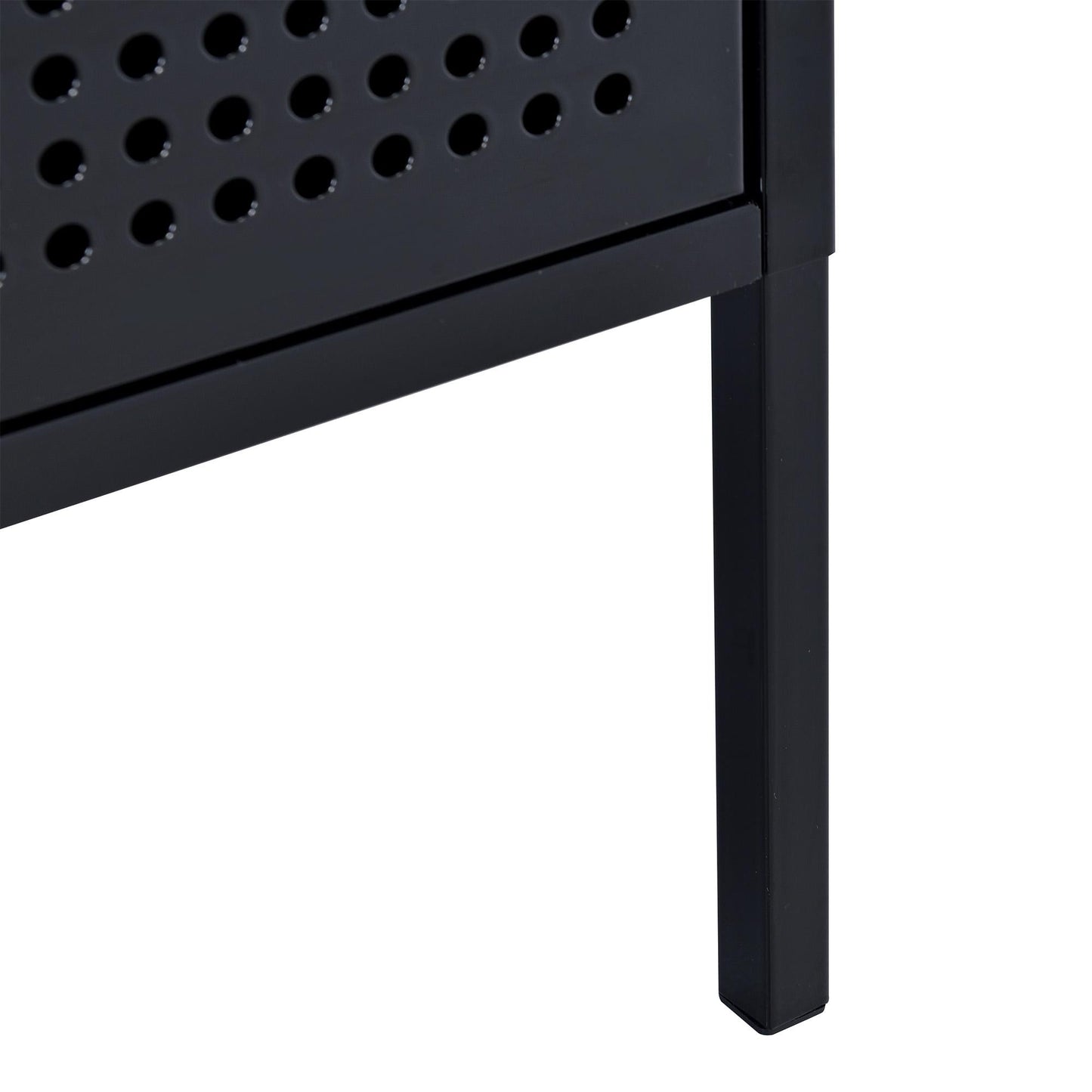 Elements International Ember CEB800NSE Nightstand - Black - American Furniture of Slidell