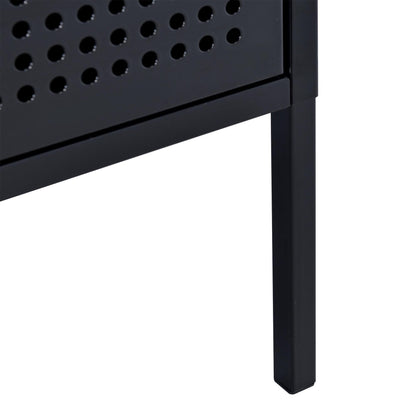 Elements International Ember CEB800NSE Nightstand - Black - American Furniture of Slidell