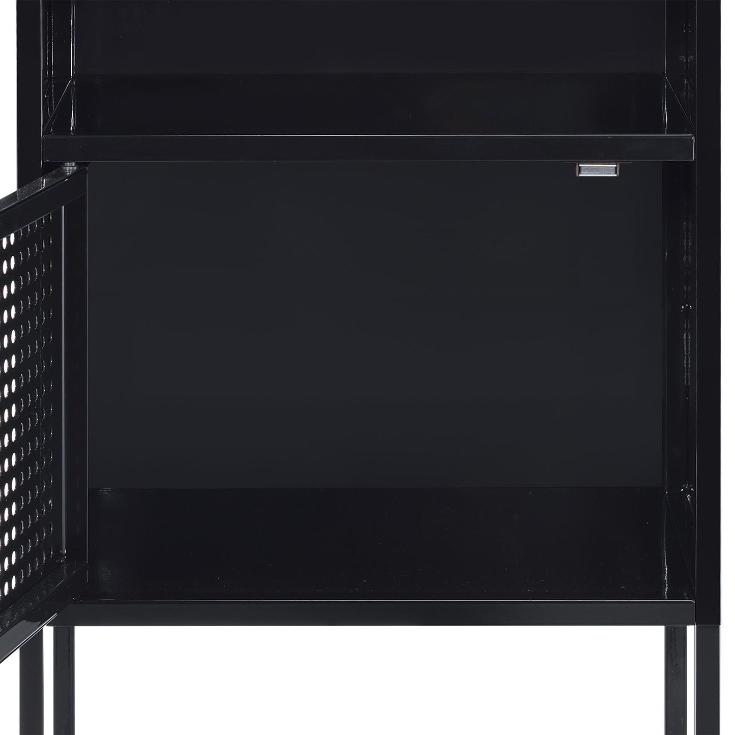 Elements International Ember CEB800NSE Nightstand - Black - American Furniture of Slidell