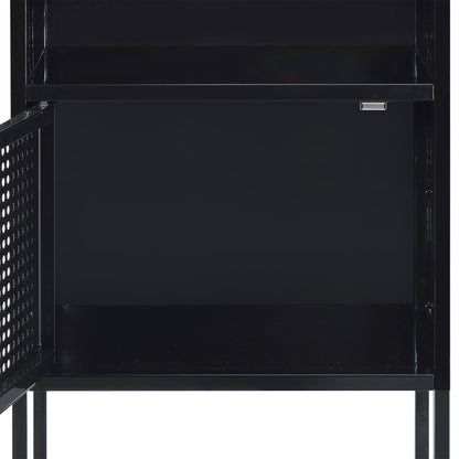 Elements International Ember CEB800NSE Nightstand - Black - American Furniture of Slidell