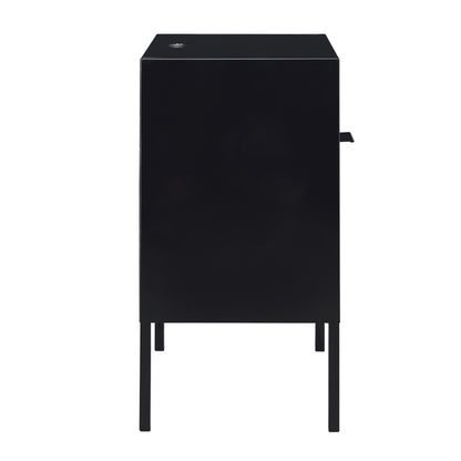 Elements International Ember CEB800NSE Nightstand - Black - American Furniture of Slidell