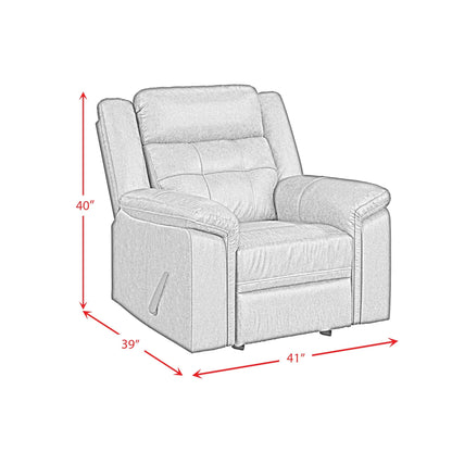 Elements International Epic U - 16520 - 9830 - 106 Rocker Recliner - American Furniture of Slidell