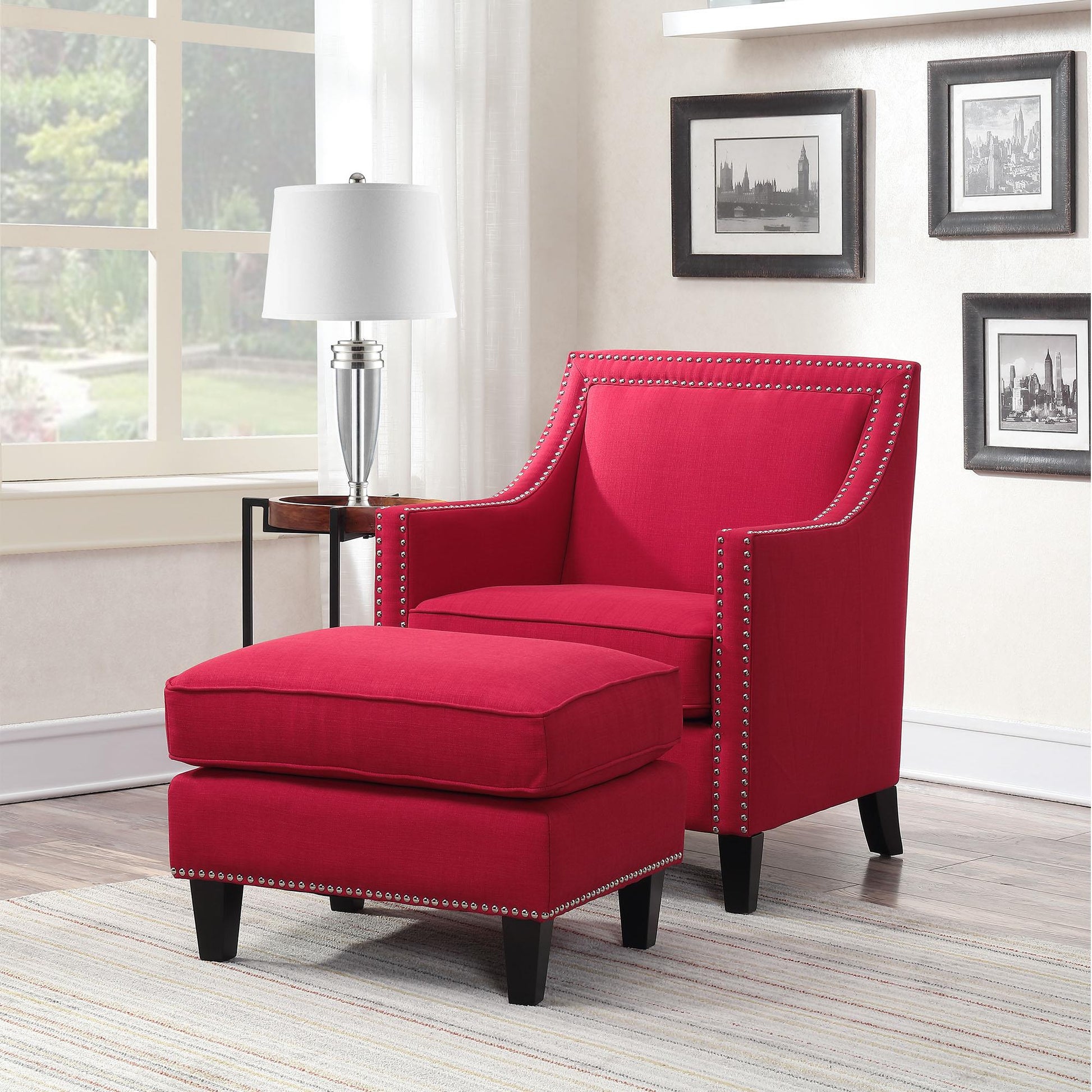 Elements International Erica UER084000CA Ottoman - American Furniture of Slidell