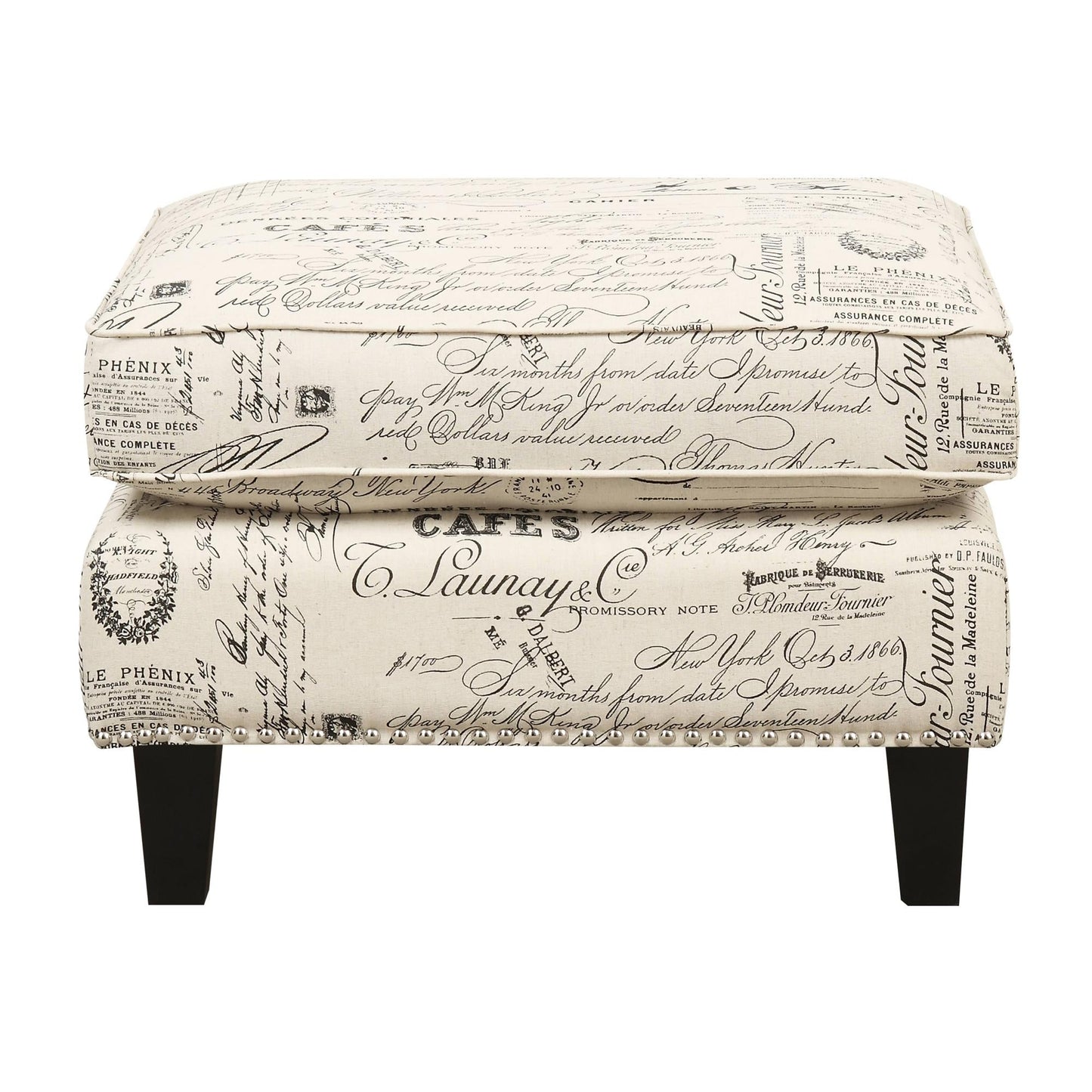 Elements International Erica UER636000CA Ottoman - American Furniture of Slidell