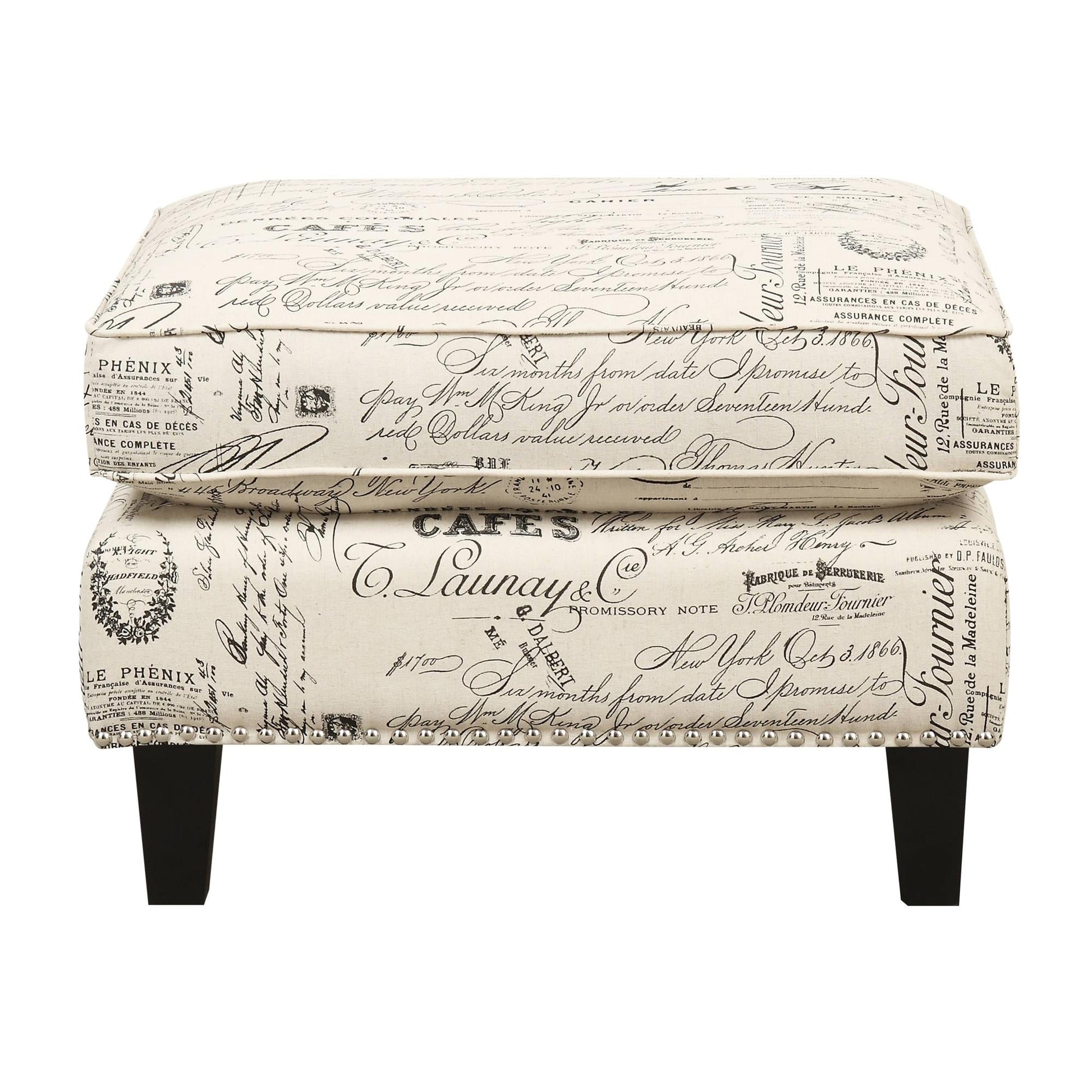 Elements International Erica UER636000CA Ottoman - American Furniture of Slidell