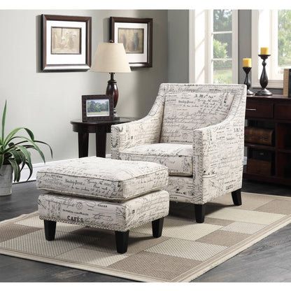 Elements International Erica UER636000CA Ottoman - American Furniture of Slidell