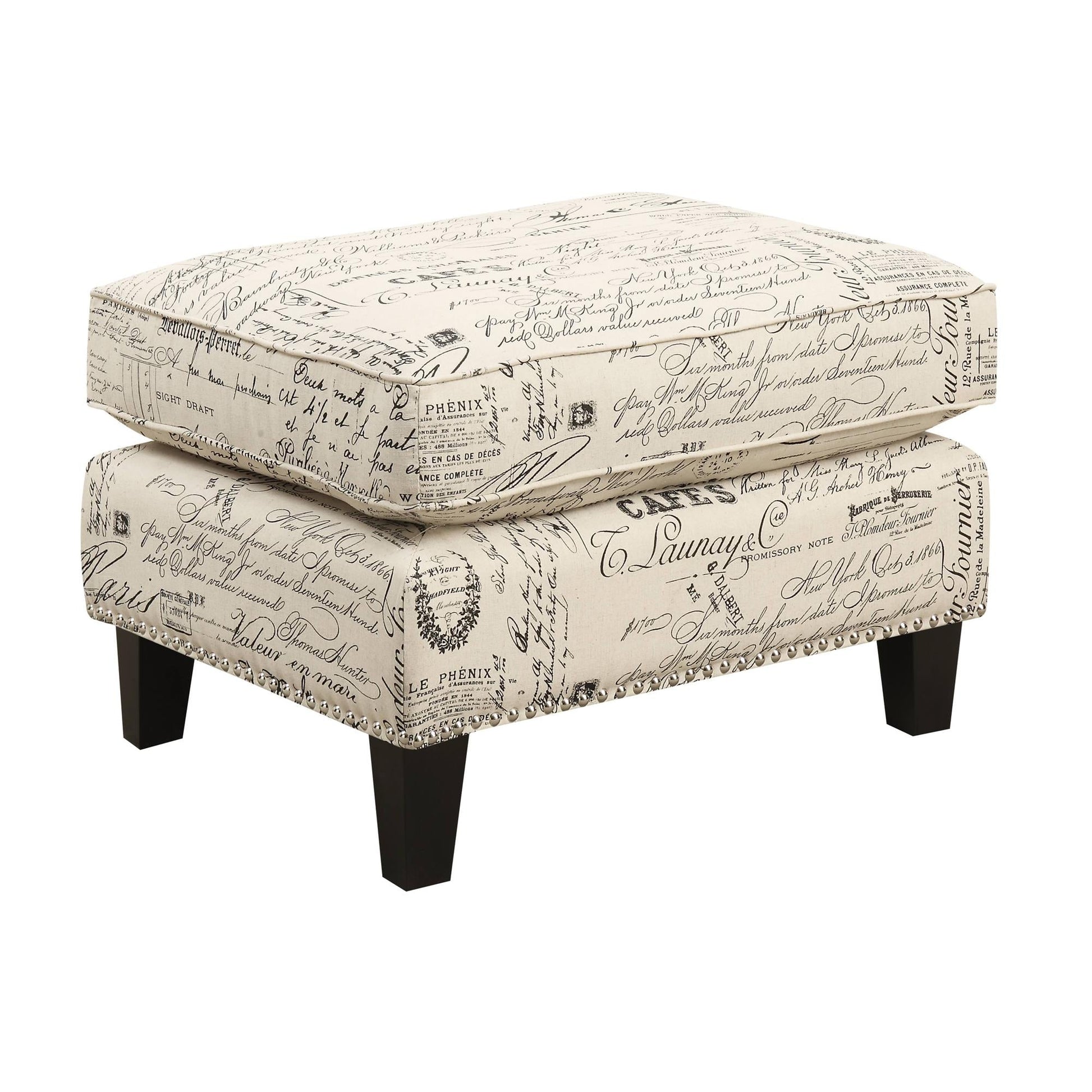 Elements International Erica UER636000CA Ottoman - American Furniture of Slidell
