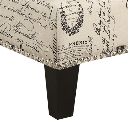 Elements International Erica UER636000CA Ottoman - American Furniture of Slidell
