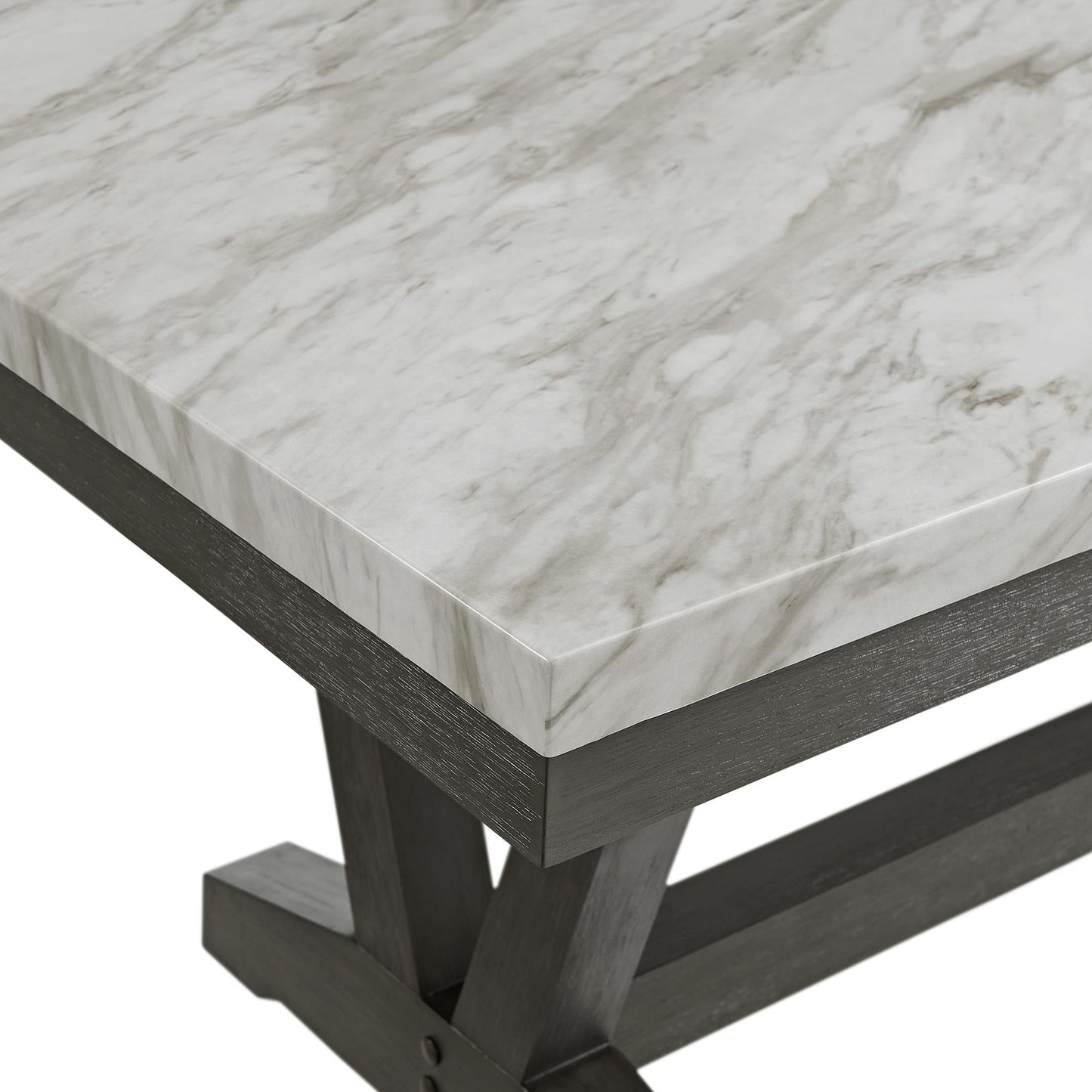 Elements International Everdeen D - 4930 - 7 - DT Dining Table - American Furniture of Slidell