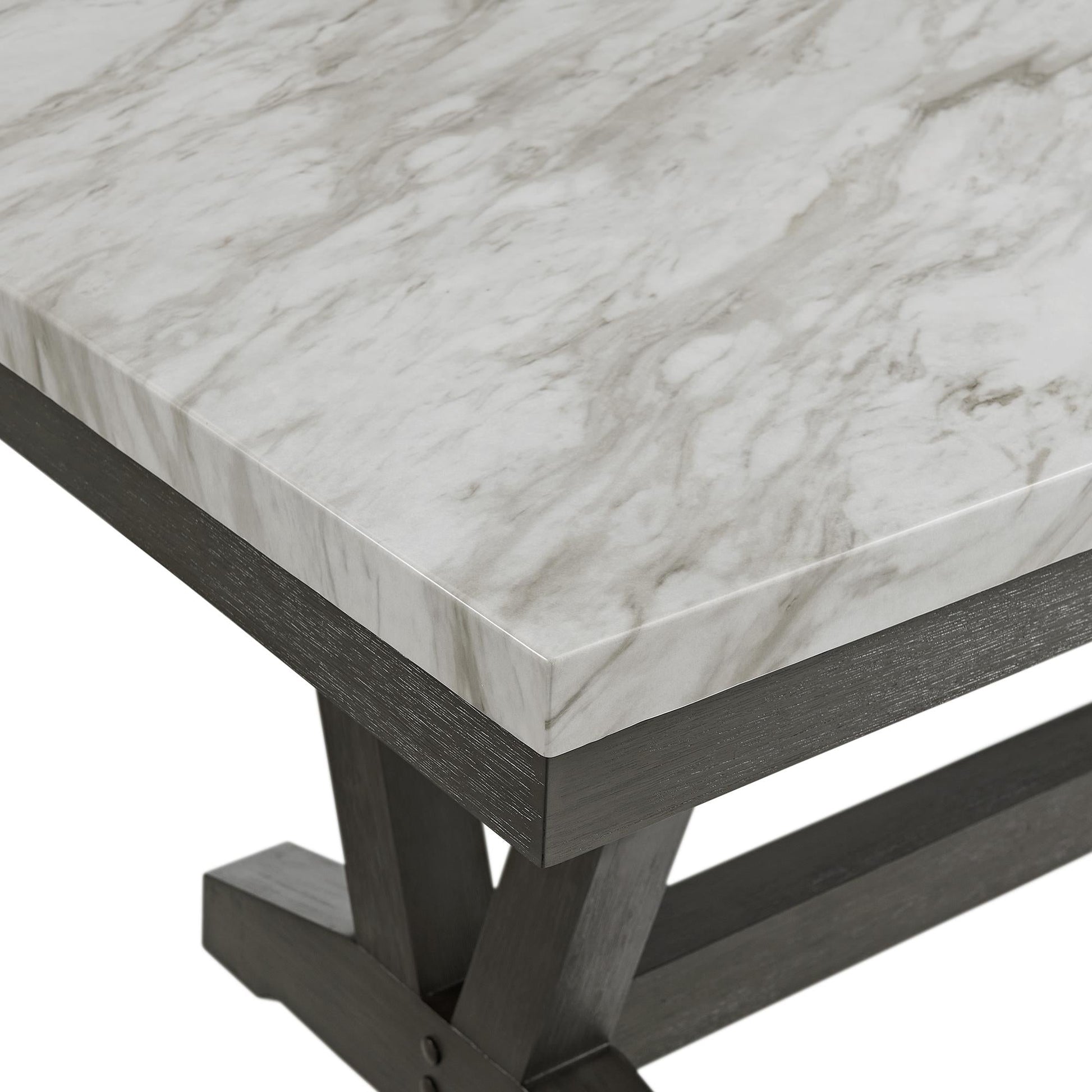 Elements International Everdeen D - 4930 - 7 - DT Dining Table - American Furniture of Slidell