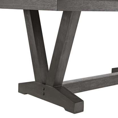 Elements International Everdeen D - 4930 - 7 - DT Dining Table - American Furniture of Slidell