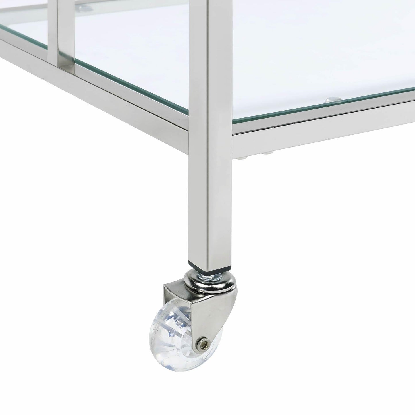 Elements International Ezra Serving Bar Cart - American Furniture of Slidell