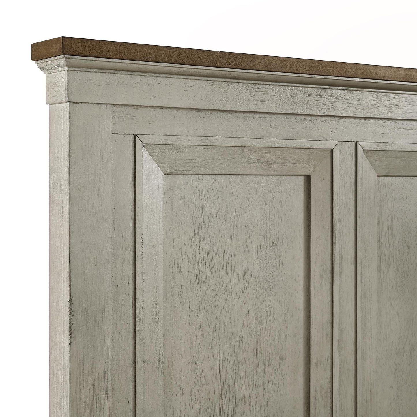 Elements International Farmington B - 9890 - 7 - KB King Panel Bed - American Furniture of Slidell