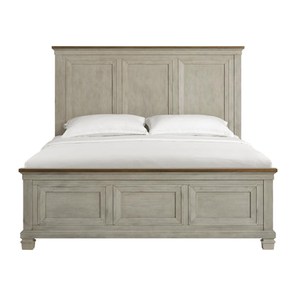 Elements International Farmington B - 9890 - 7 - KB King Panel Bed - American Furniture of Slidell