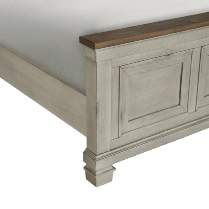 Elements International Farmington B - 9890 - 7 - QB Queen Panel Bed - American Furniture of Slidell