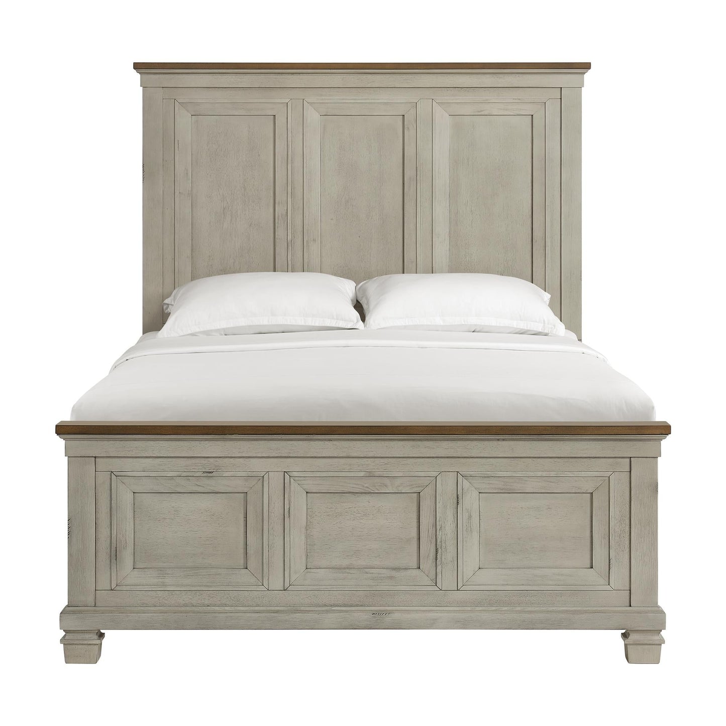 Elements International Farmington B - 9890 - 7 - QB Queen Panel Bed - American Furniture of Slidell