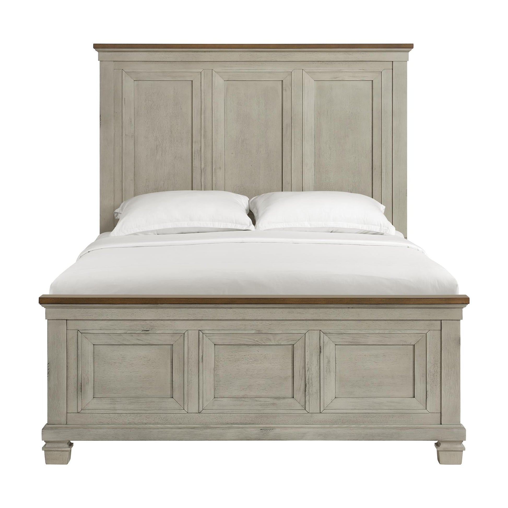 Elements International Farmington B - 9890 - 7 - QB Queen Panel Bed - American Furniture of Slidell