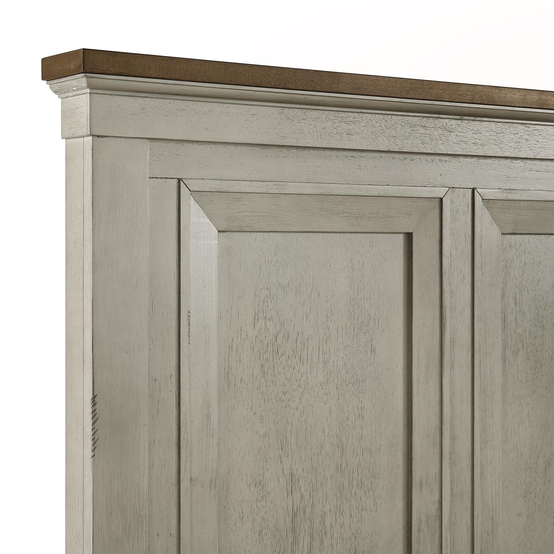 Elements International Farmington B - 9890 - 7 - QB Queen Panel Bed - American Furniture of Slidell
