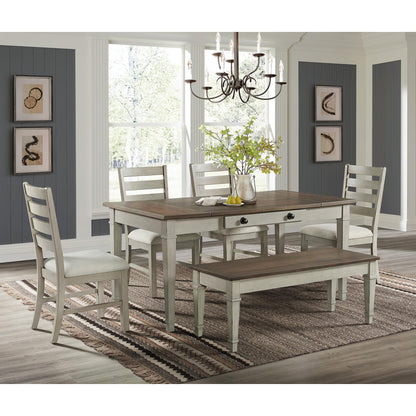 Elements International Farmington D - 9890 - 7 - DT Rectangular Dining Table - American Furniture of Slidell
