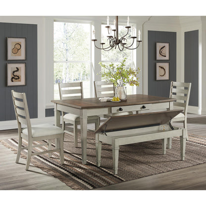 Elements International Farmington D - 9890 - 7 - SC Ladder Back Dining Side Chair - American Furniture of Slidell