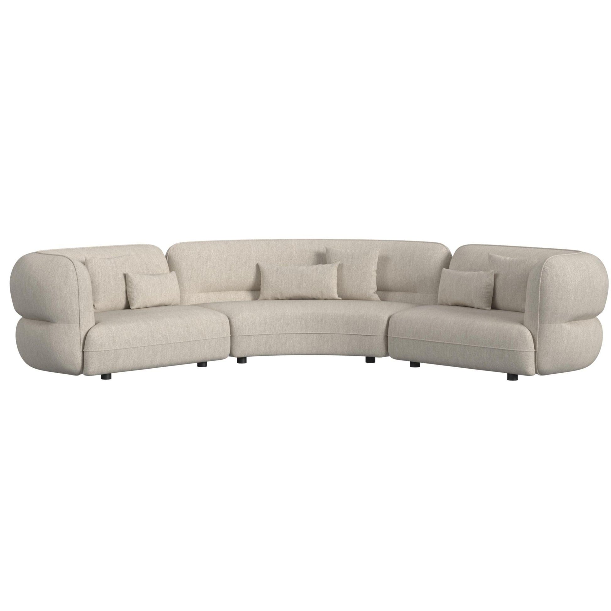 Elements International Four Seasons U - 15310 - 11110 - SS Sectional Set - American Furniture of Slidell