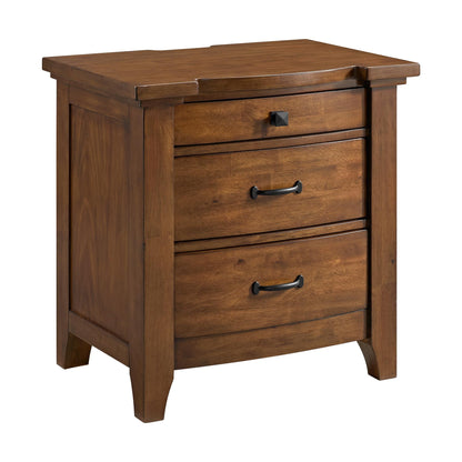 Elements International Gage B - 15580 - 5 - NS 3 - Drawer Nightstand - American Furniture of Slidell