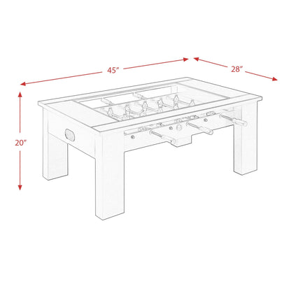 Elements International Giga GTGG100FT Foosball Table - American Furniture of Slidell