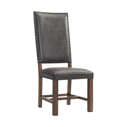 Elements International Gramercy DGC500SLSC Tall Back Side Chair - American Furniture of Slidell