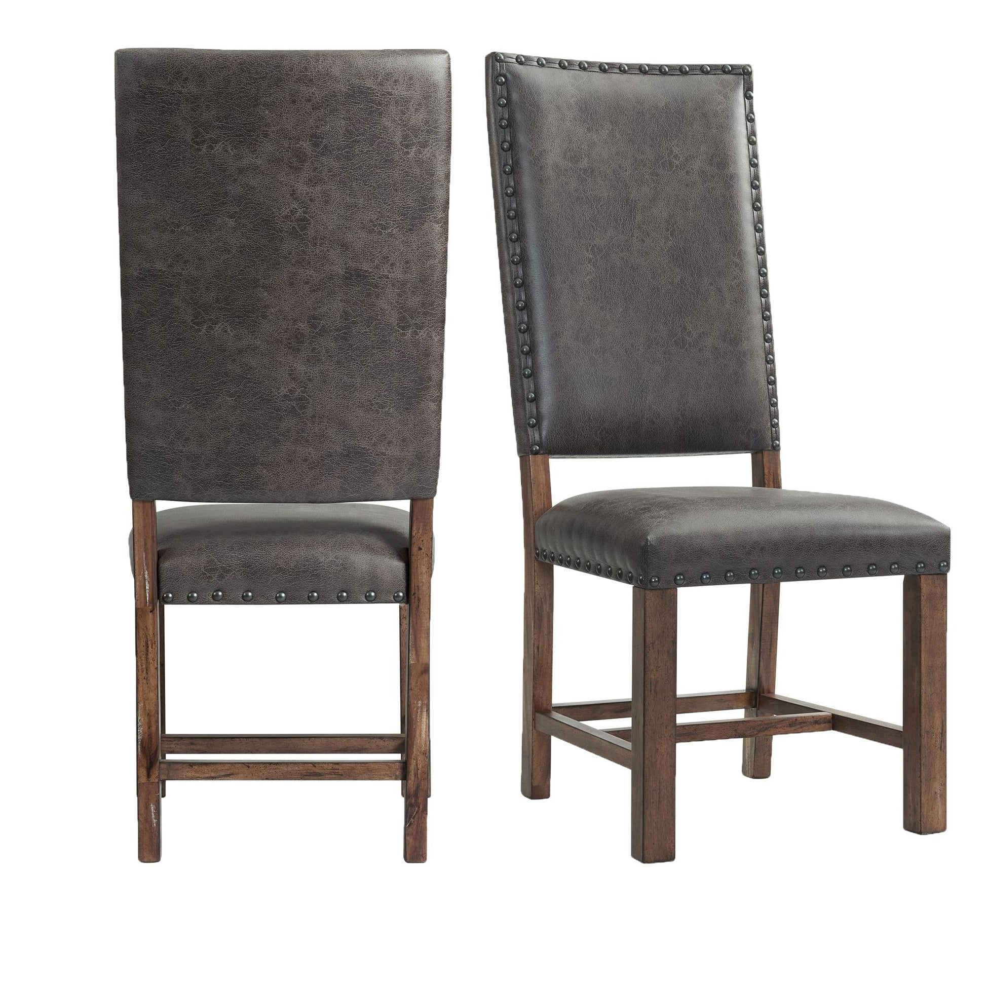 Elements International Gramercy DGC500SLSC Tall Back Side Chair - American Furniture of Slidell