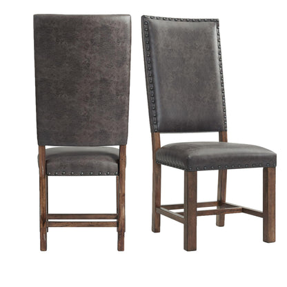 Elements International Gramercy DGC500SLSC Tall Back Side Chair - American Furniture of Slidell