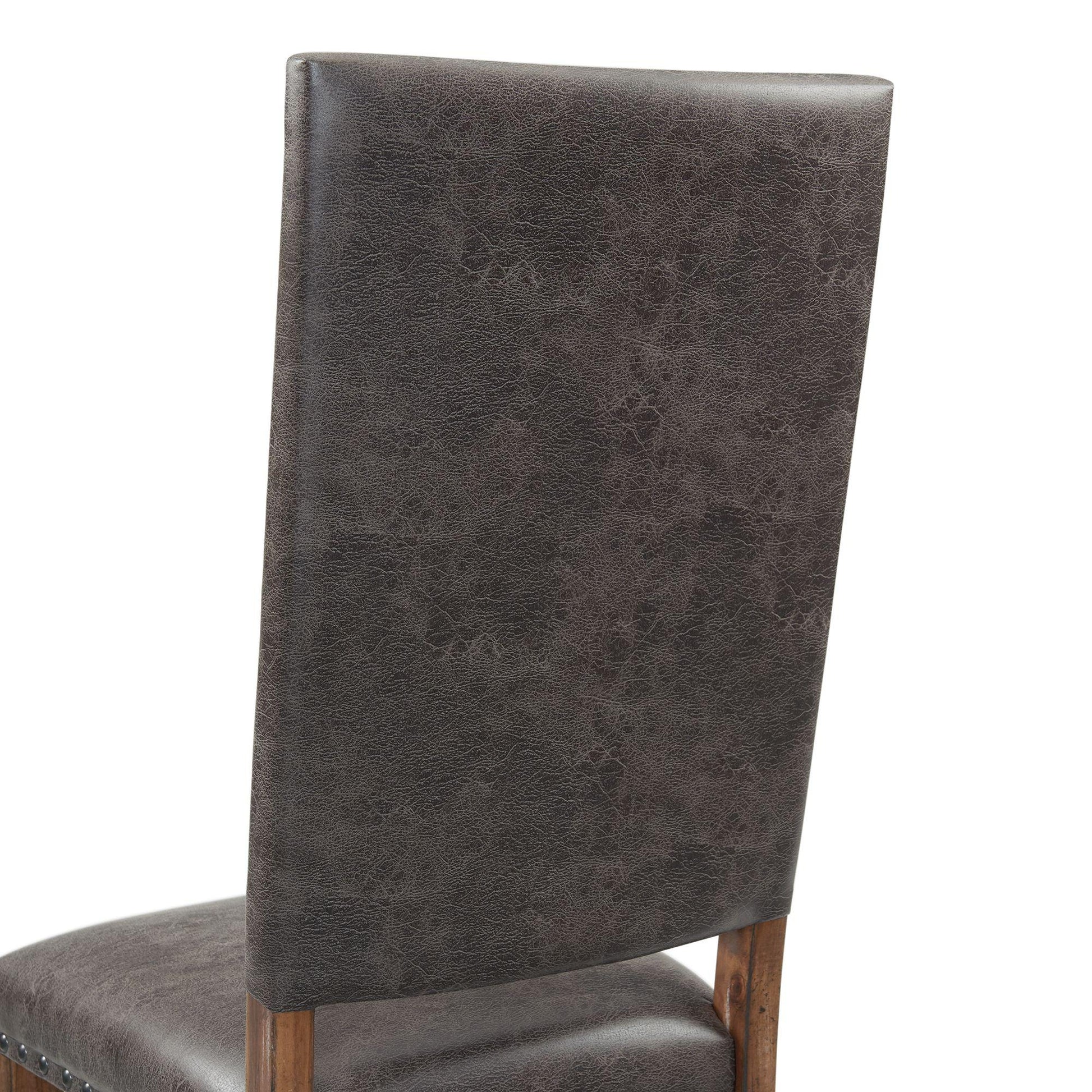 Elements International Gramercy DGC500SLSC Tall Back Side Chair - American Furniture of Slidell