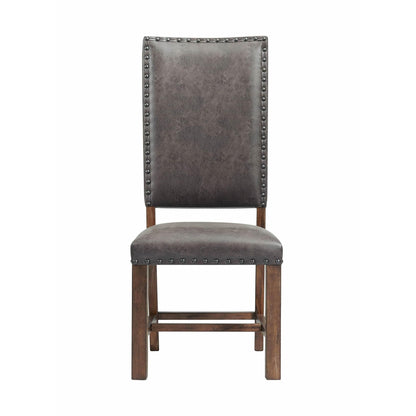 Elements International Gramercy DGC500SLSC Tall Back Side Chair - American Furniture of Slidell