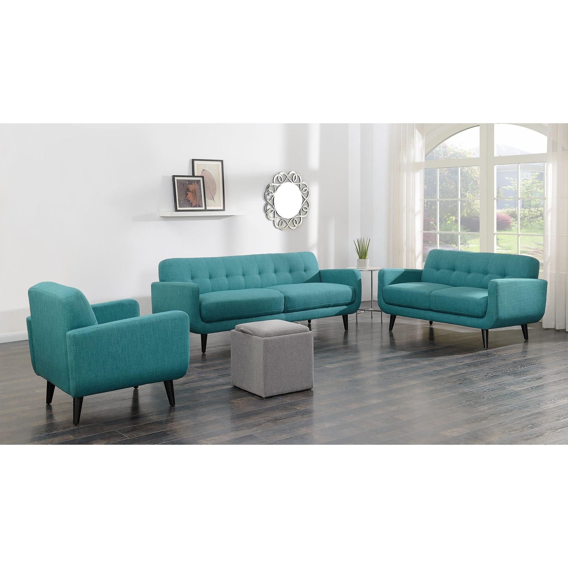 Elements International Hadley UHD087100 Chair - Heirloom Teal - American Furniture of Slidell